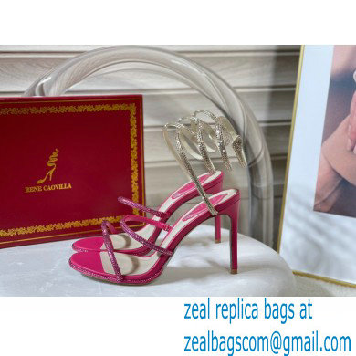 Rene Caovilla Cleo Thin-heeled 9.5cm Jewel Sandals 09 2022
