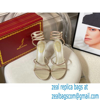 Rene Caovilla Cleo Thin-heeled 9.5cm Jewel Sandals 11 2022 - Click Image to Close