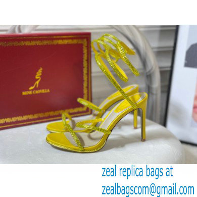Rene Caovilla Cleo Thin-heeled 9.5cm Jewel Sandals 14 2022 - Click Image to Close