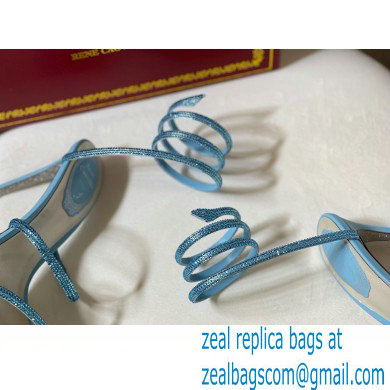Rene Caovilla Cleo Thin-heeled 9.5cm Jewel Sandals 15 2022 - Click Image to Close