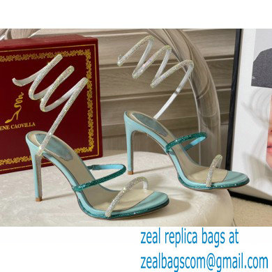 Rene Caovilla Cleo Thin-heeled 9.5cm Jewel Sandals 20 2022 - Click Image to Close