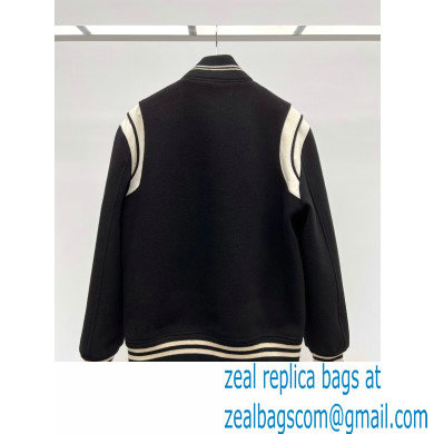 SAINT LAURENT TEDDY JACKET IN WOOL black 2022