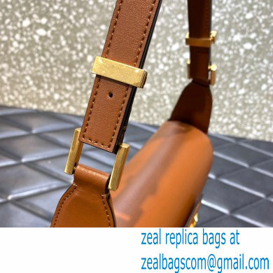Valentino VLogo Chain Calfskin Shoulder Bag tan 2022 0080