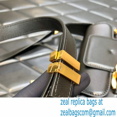 Valentino VLogo Chain Small Calfskin Shoulder Bag black 2022 0081