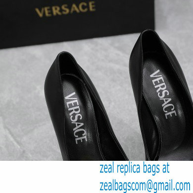 Versace Heel 15.5cm platform 1.5cm Barocco Palazzo La Medusa Pumps Black/Print 2022 - Click Image to Close