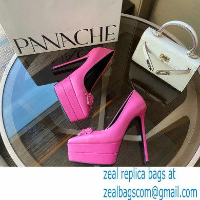 Versace Heel 15.5cm platform 1.5cm Barocco Palazzo La Medusa Pumps Fuchsia 2022