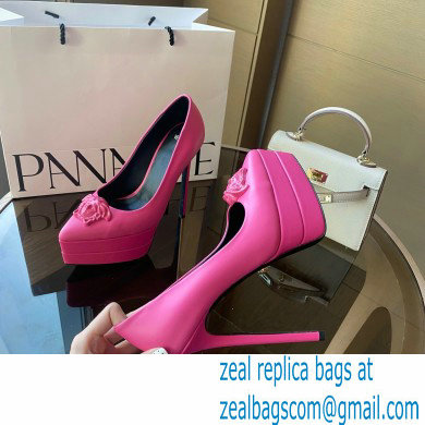 Versace Heel 15.5cm platform 1.5cm Barocco Palazzo La Medusa Pumps Fuchsia 2022