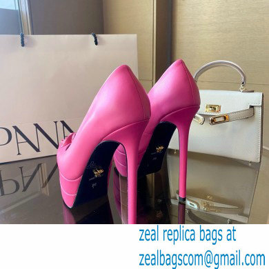 Versace Heel 15.5cm platform 1.5cm Barocco Palazzo La Medusa Pumps Fuchsia 2022