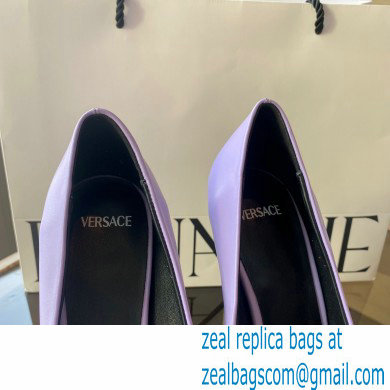 Versace Heel 15.5cm platform 1.5cm Barocco Palazzo La Medusa Pumps Lavender 2022