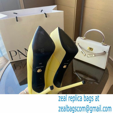 Versace Heel 15.5cm platform 1.5cm Barocco Palazzo La Medusa Pumps Yellow 2022