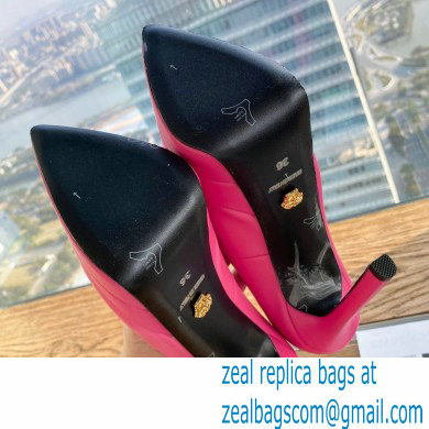 Versace Heel 15.5cm platform 1.5cm Virtus Pumps Fuchsia 2022 - Click Image to Close