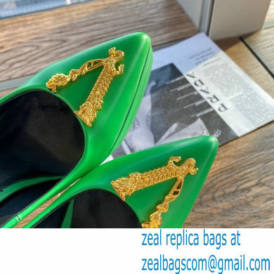 Versace Heel 15.5cm platform 1.5cm Virtus Pumps Green 2022