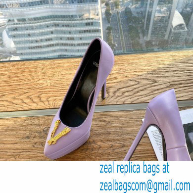 Versace Heel 15.5cm platform 1.5cm Virtus Pumps Lavender 2022