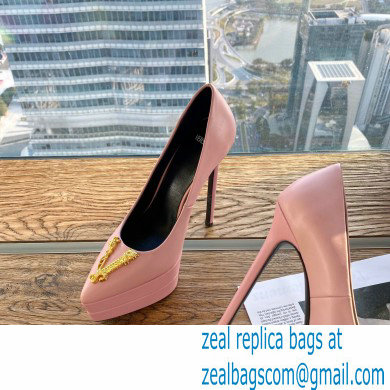 Versace Heel 15.5cm platform 1.5cm Virtus Pumps Pink 2022