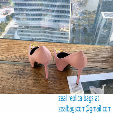 Versace Heel 15.5cm platform 1.5cm Virtus Pumps Pink 2022 - Click Image to Close