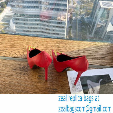 Versace Heel 15.5cm platform 1.5cm Virtus Pumps Red 2022