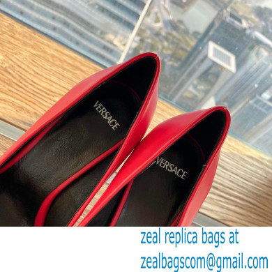 Versace Heel 15.5cm platform 1.5cm Virtus Pumps Red 2022 - Click Image to Close