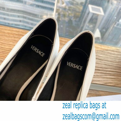 Versace Heel 15.5cm platform 1.5cm Virtus Pumps White 2022