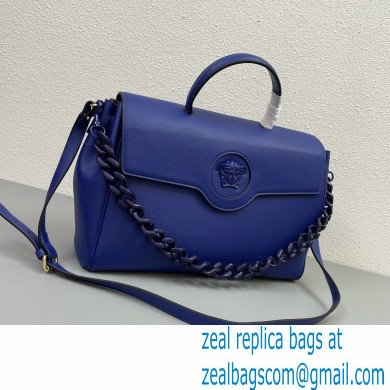 Versace La Medusa Large Handbag 308 Dark Blue