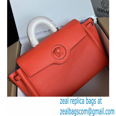 Versace La Medusa Large Handbag 308 Orange Red