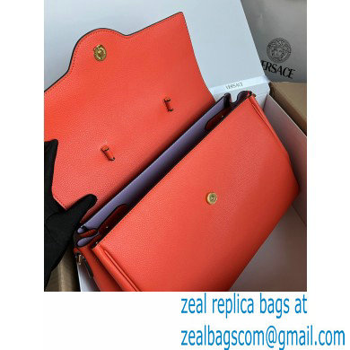 Versace La Medusa Large Handbag 308 Orange Red - Click Image to Close
