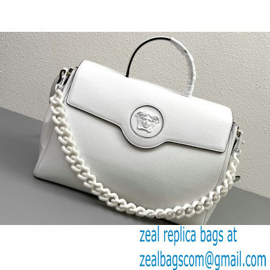 Versace La Medusa Large Handbag 308 White