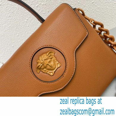 Versace La Medusa Medium Handbag 307 Caramel