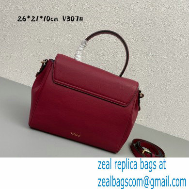 Versace La Medusa Medium Handbag 307 Dark Red