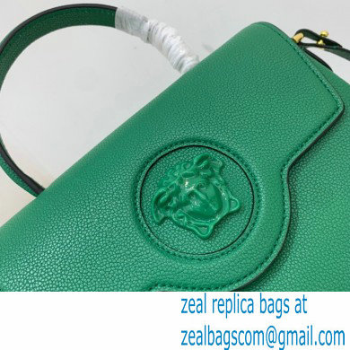 Versace La Medusa Medium Handbag 307 Green - Click Image to Close