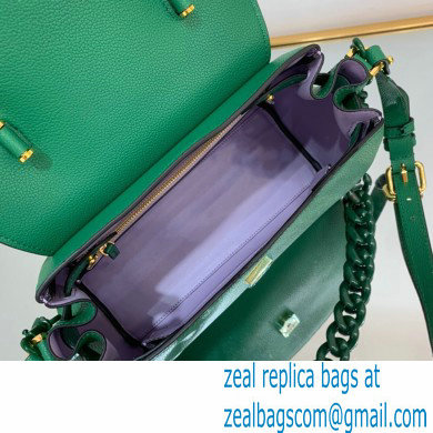 Versace La Medusa Medium Handbag 307 Green