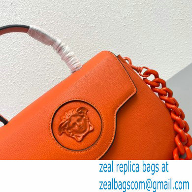 Versace La Medusa Medium Handbag 307 Orange