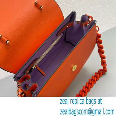 Versace La Medusa Medium Handbag 307 Orange