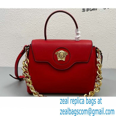 Versace La Medusa Medium Handbag 307 Red