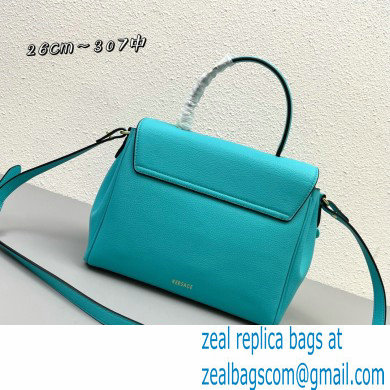 Versace La Medusa Medium Handbag 307 Turquoise Blue