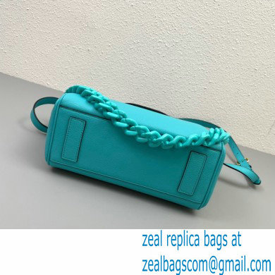 Versace La Medusa Medium Handbag 307 Turquoise Blue