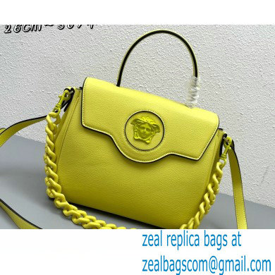 Versace La Medusa Medium Handbag 307 Yellow