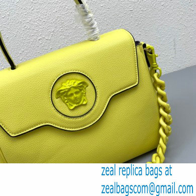 Versace La Medusa Medium Handbag 307 Yellow - Click Image to Close