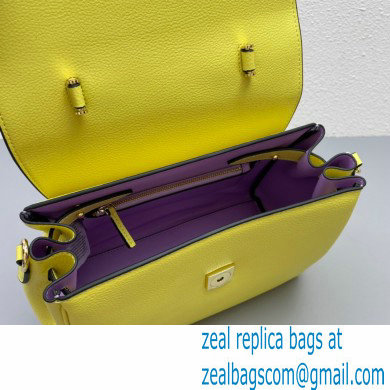 Versace La Medusa Medium Handbag 307 Yellow - Click Image to Close