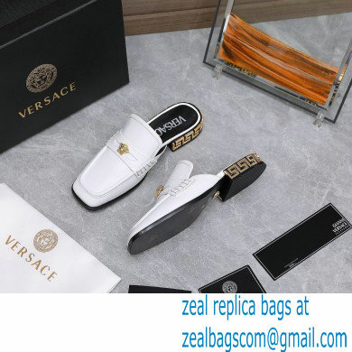 Versace La Medusa Slippers White 2022 - Click Image to Close