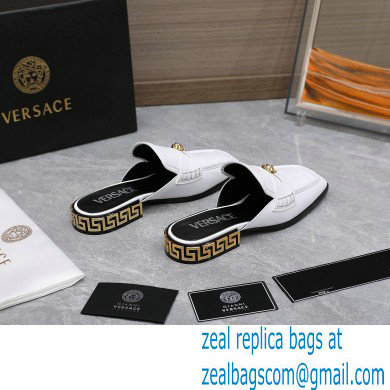 Versace La Medusa Slippers White 2022 - Click Image to Close