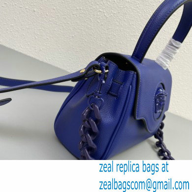 Versace La Medusa Small Handbag 306 Dark Blue