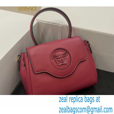 Versace La Medusa Small Handbag 306 Dark Red - Click Image to Close