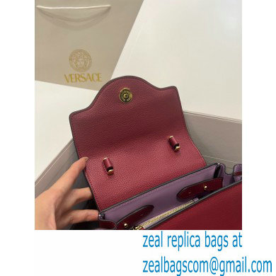Versace La Medusa Small Handbag 306 Dark Red - Click Image to Close