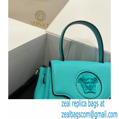 Versace La Medusa Small Handbag 306 Turquoise Blue