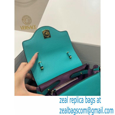 Versace La Medusa Small Handbag 306 Turquoise Blue - Click Image to Close