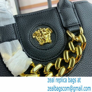 Versace La Medusa Small Tote Bag Black/Gold