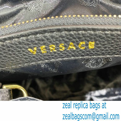 Versace La Medusa Small Tote Bag Black/Gold