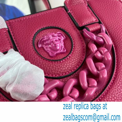 Versace La Medusa Small Tote Bag Fuchsia - Click Image to Close