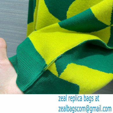 bottega veneta yellow and green cashmere sweater 2022