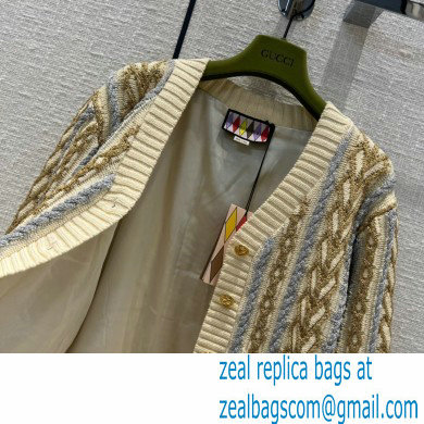 gucci wool cardigan with web 2022 - Click Image to Close